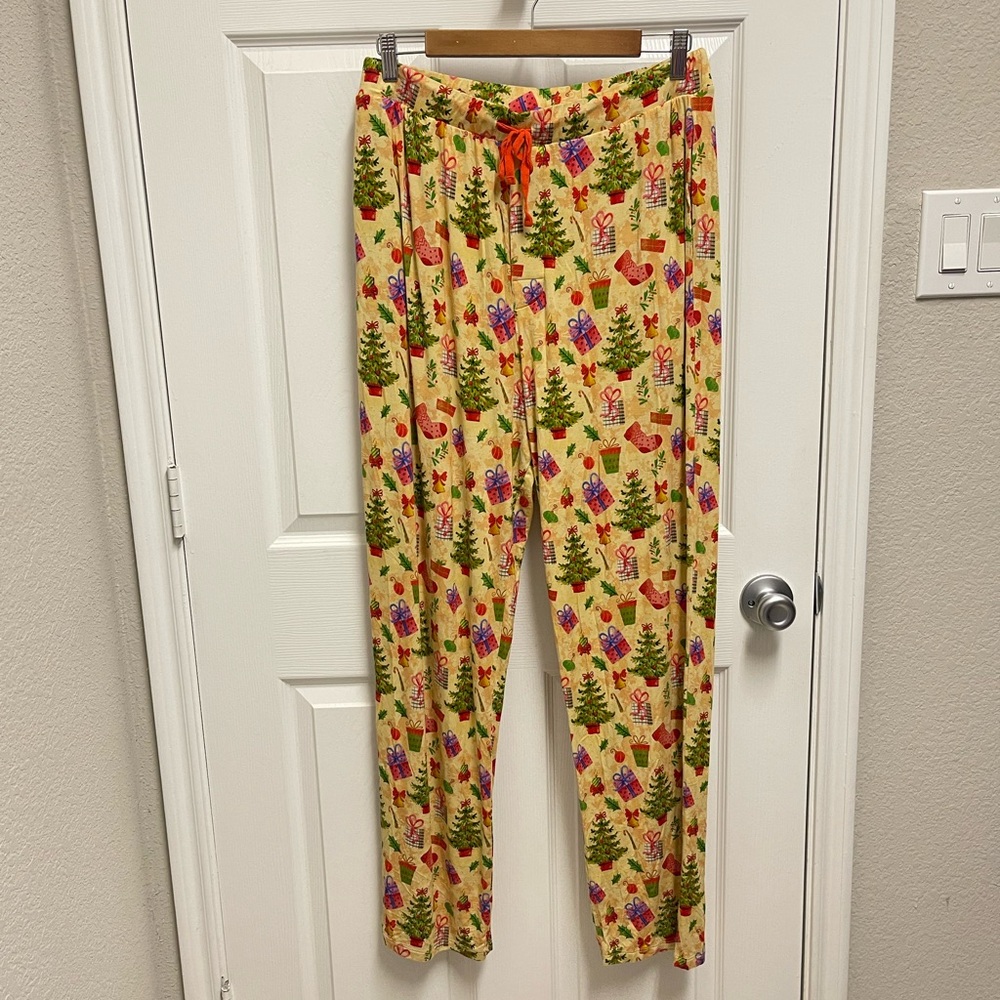Cute Cotton Christmas Holiday Pajama Pants